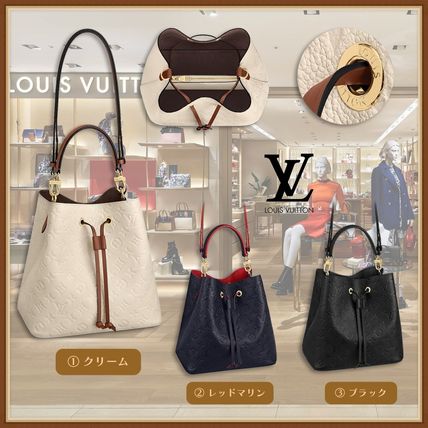 Louis Vuitton NEONOE 2020 SS Monogram Casual Style 3WAY Leather Purses Elegant