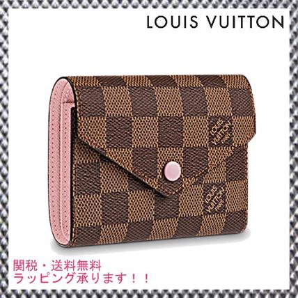 Louis Vuitton DAMIER 2017 18AW Victorine Wallet N61700 