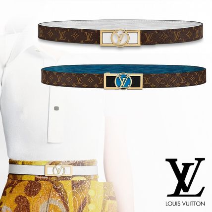Louis Vuitton MONOGRAM Dauphine 25Mm Reversible Belt