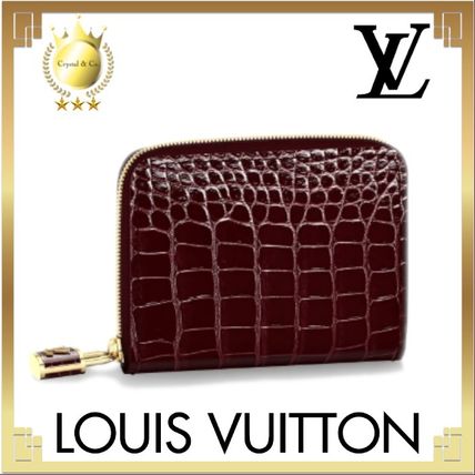 Louis Vuitton ZIPPY WALLET 2020 SS Unisex Crocodile Other Animal Patterns Leather Bold 