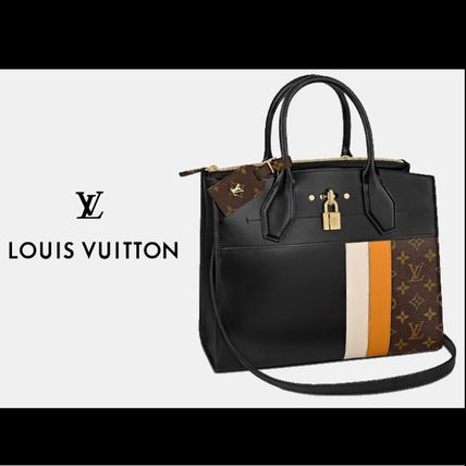 Louis Vuitton 2020 Cruise Monogram Casual Style A4 2WAY Leather Office Style 