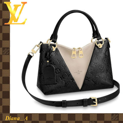 Louis Vuitton MONOGRAM EMPREINTE Monogram Leather Elegant Style Handbags 