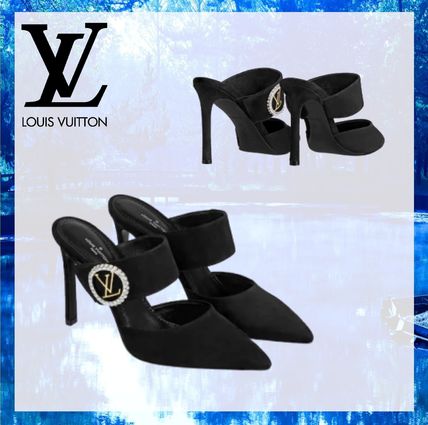 Louis Vuitton 2020 SS Casual Style Leather Logo Sandals 1A854G 