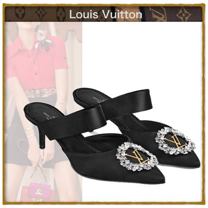 Louis Vuitton 2020 SS Mules Heeled Sandals 1A649E 