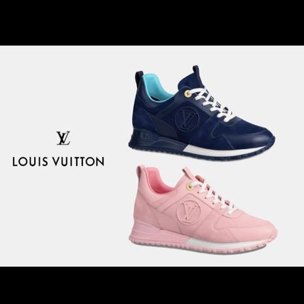 Louis Vuitton Rubber Sole Casual Style Low Top Sneakers 
