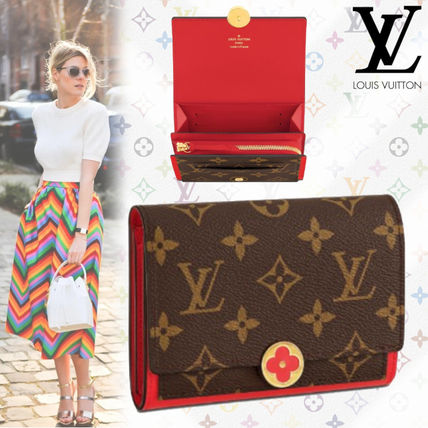 Louis Vuitton MONOGRAM Flore Compact Wallet M64587 