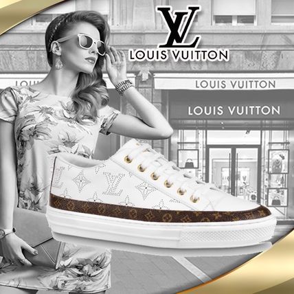 Louis Vuitton MONOGRAM 2020 21AW Monogram Casual Style Leather Low Top Sneakers 1A87T6 