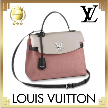 Louis Vuitton LOCKME 2020 SS Casual Style Calfskin Street Style A4 2WAY Bi color Plain 