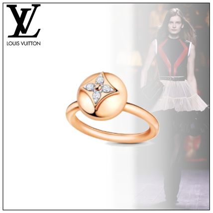 Louis Vuitton B Blossom Ring Pink Gold White Gold And Diamonds Q9M02D 