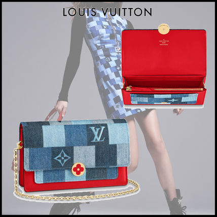 Louis Vuitton 2020 SS Canvas Chain Wallet Long Wallets 