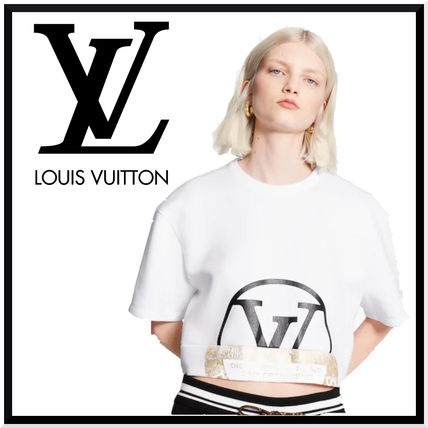 Louis Vuitton 2020 21AW Crew Neck Short Nylon Street Style Cotton Short Sleeves Logo