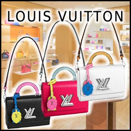Louis Vuitton 2020 SS 2020 SS TWIST MM blanc grenade noir shoulder bags M56112 M56131 M56132 