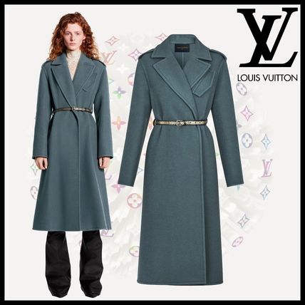 Louis Vuitton 2020 SS Casual Style Cashmere Plain Office Style Elegant Style Coats 1A5IM1 