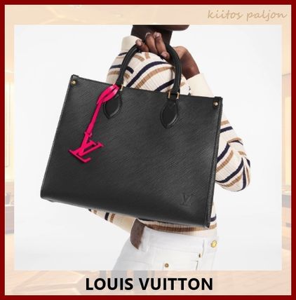 Louis Vuitton EPI Monogram Casual Style A4 2WAY Leather Office Style M56080 