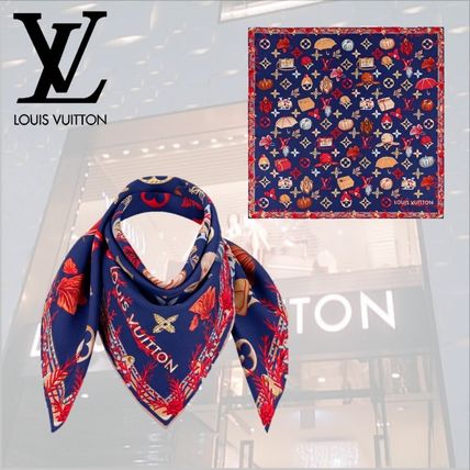 Louis Vuitton Knit  Fur Scarves M76422 