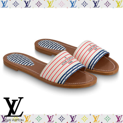 Louis Vuitton 2020 SS Lv Escale Lock It Flat Mule 1A7U3E 
