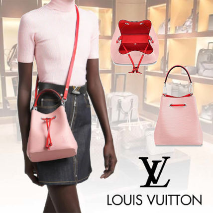 Louis Vuitton EPI 2020 SS Casual Style 2WAY Plain Leather Purses Elegant Style M53609 