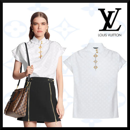 Louis Vuitton MONOGRAM Flower Patterns Monogram Casual Style Cotton Medium