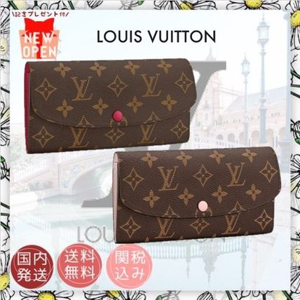 Louis Vuitton 2020 SS Monogram Leather Long Wallets 