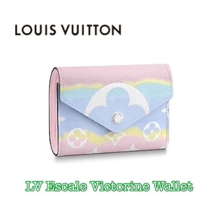 Louis Vuitton 2020 SS Tie dye Leather Folding Wallets M69113 