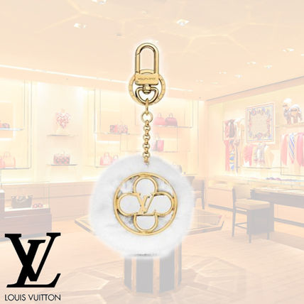 Louis Vuitton MONOGRAM 2019 20AW Monogram Blended Fabrics Chain Logo Card Holders M69001  