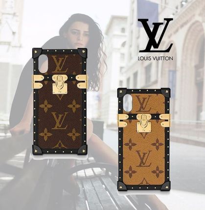 Louis Vuitton MONOGRAM 2019 20AW Eye Trunk For Iphone X  Xs M67893 M67892 