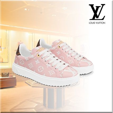 Louis Vuitton Monogram Casual Style Street Style Low Top Sneakers