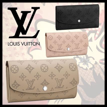 Louis Vuitton IRIS 2020 21AW Monogram Leather Folding Wallet Logo Long Wallets M60143 M60145 M60144 