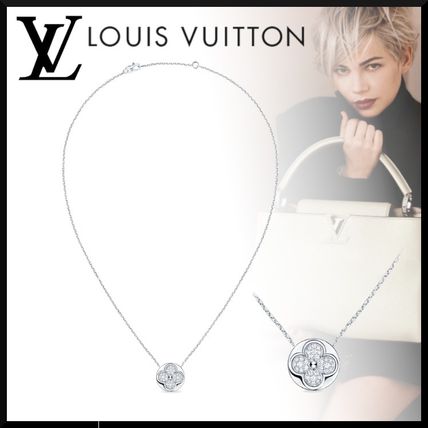 Louis Vuitton 2020 SS Diamond Blossom Sun Pendant White Gold And Diamonds Q93630 