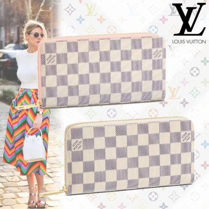 Louis Vuitton DAMIER AZUR Zippy Wallet N41660 N63503 