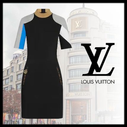 Louis Vuitton 2020 SS Short Monogram Casual Style Tight Nylon Short Sleeves Logo 1A7SDM 