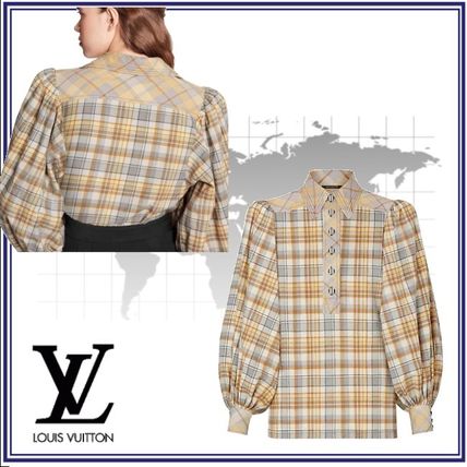 Louis Vuitton 2020 SS Casual Style Blended Fabrics Long Sleeves Cotton 