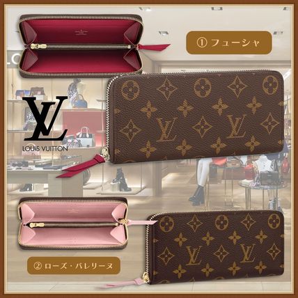 Louis Vuitton MONOGRAM Monogram Leather Long Wallet Logo Long Wallets M61298 M60742 