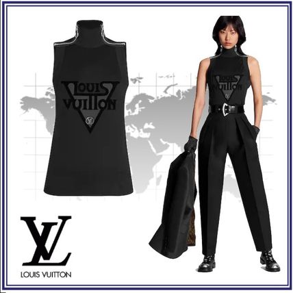 Louis Vuitton 2020 Cruise Sleeveless Plain Cotton Logo Tanks  Camisoles 