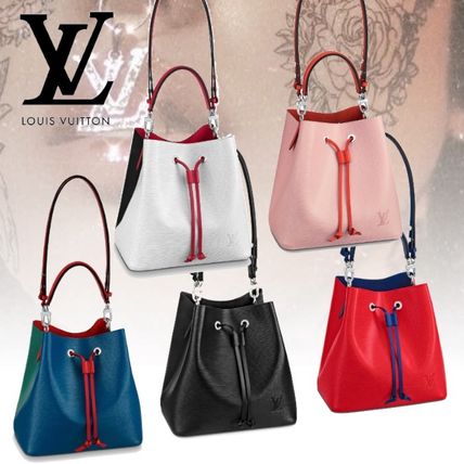 Louis Vuitton NEONOE 2020 SS Casual Style 2WAY Plain Leather Purses Elegant Style M55395 M55394 M54370 M54366 M54365 