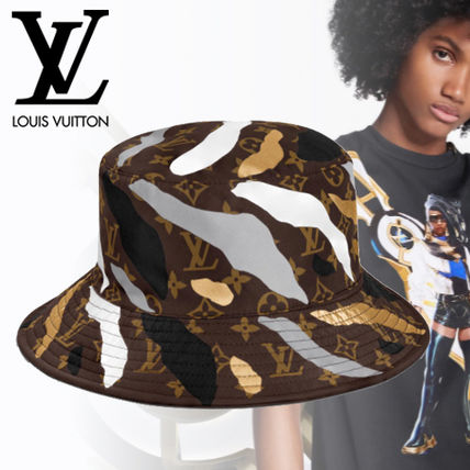 Louis Vuitton MONOGRAM 2020 SS Street Style Collaboration Bucket Hats M76233 