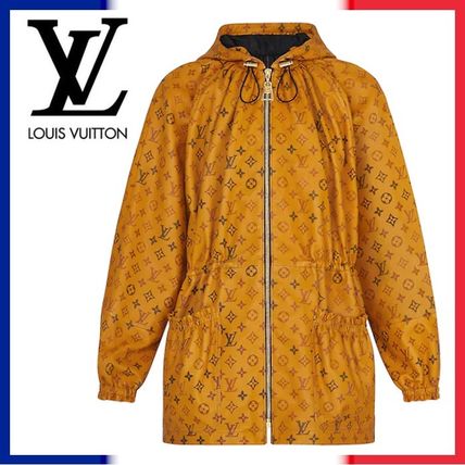 Louis Vuitton MONOGRAM 2020 21AW Monogram Long Sleeves Leather Logo Hoodies  Sweatshirts 