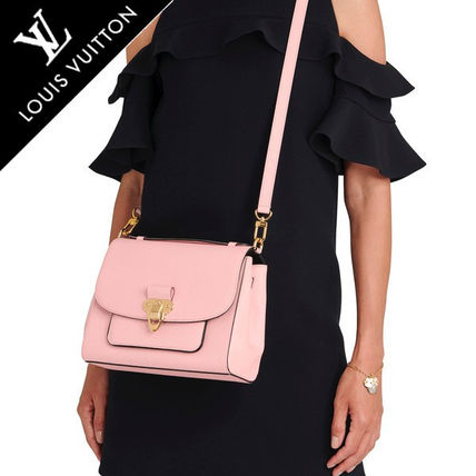 Louis Vuitton ALMA Casual Style Plain Leather Party Style Office Style 