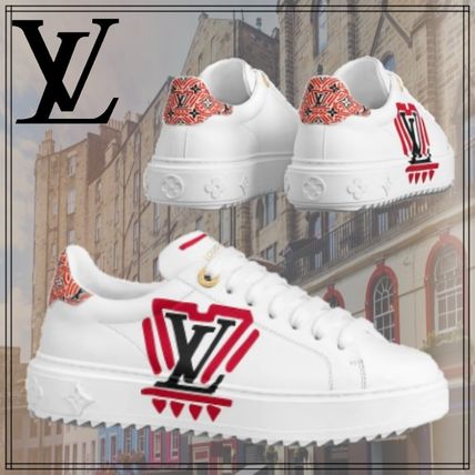 Louis Vuitton Monogram Rubber Sole Casual Style Unisex Street Style Plain 1A85O6 
