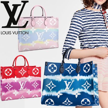 Louis Vuitton 2020 SS Monogram Canvas Tie dye A4 2WAY Elegant Style Totes 