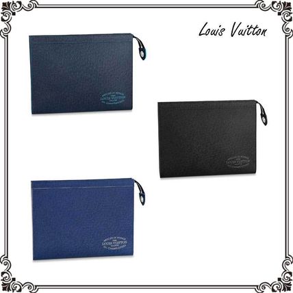 Louis Vuitton TAIGA 2020 SS Casual Style Unisex Bag in Bag 2WAY Plain Leather 