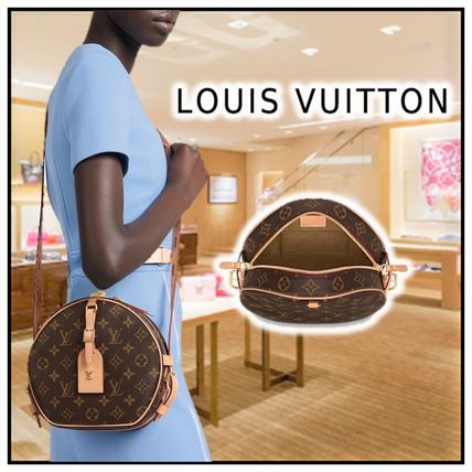 Louis Vuitton BOITE CHAPEAU SOUPLE MM brown shoulder bags M52294 