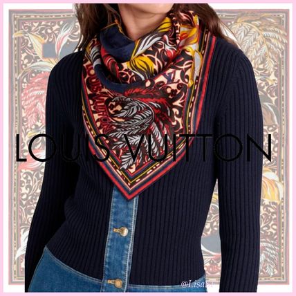 Louis Vuitton MONOGRAM 2020 SS Flower Patterns Silk Bi color Other Animal Patterns 