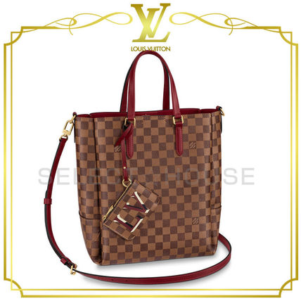 Louis Vuitton 2020 SS 2WAY Leather Totes N60293 