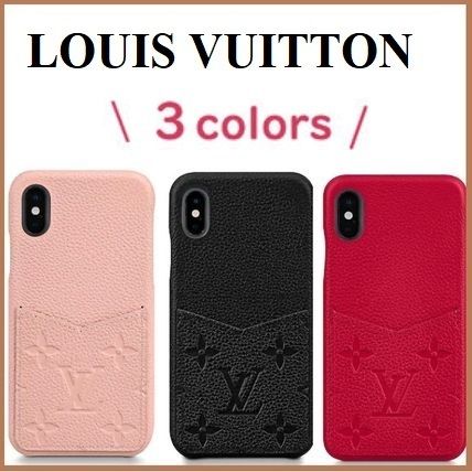 Louis Vuitton 2020 SS Monogram Unisex Leather iPhone X iPhone XS Logo