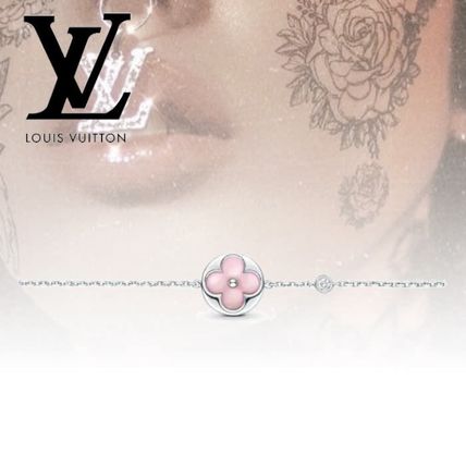 Louis Vuitton 2020 SS Casual Style Flower Chain Party Style 18K Gold Elegant Style Q95676 