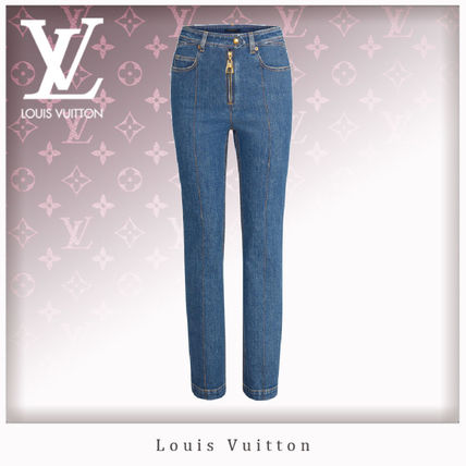 Louis Vuitton 2020 Cruise Blended Fabrics Leather Cotton Jeans 1A68F0 1A68EZ 1A68EY 1A68EX 
