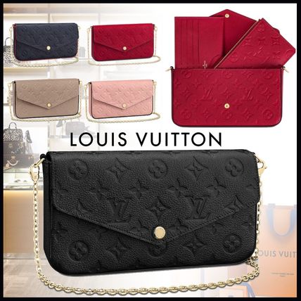 Louis Vuitton MONOGRAM EMPREINTE Felicie Pochette M68697 M63700 M64064 M64099 M67856 