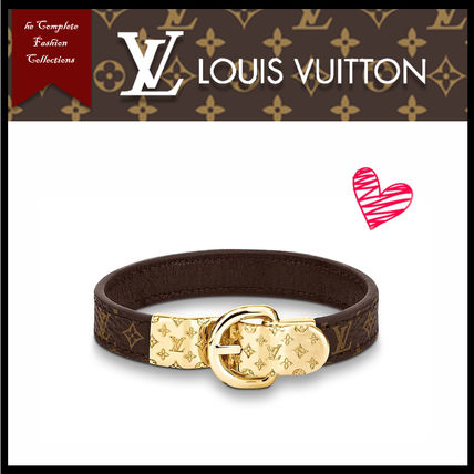 Louis Vuitton MONOGRAM Bangles Casual Style Unisex Leather Formal Style Bracelets M6170F 