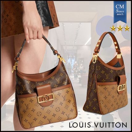 Louis Vuitton MONOGRAM 2020 SS Monogram Canvas Leather Logo Handbags 